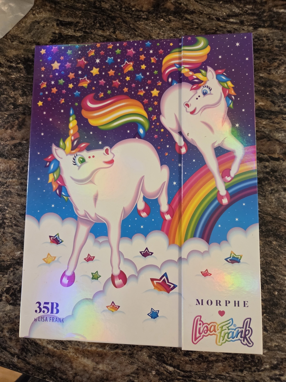 Lisa Frank Unicorn Eyeshadow Palette - Rainbow Pink Purple Blue